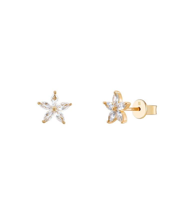 Brincos Matchy Navete Flower Unike