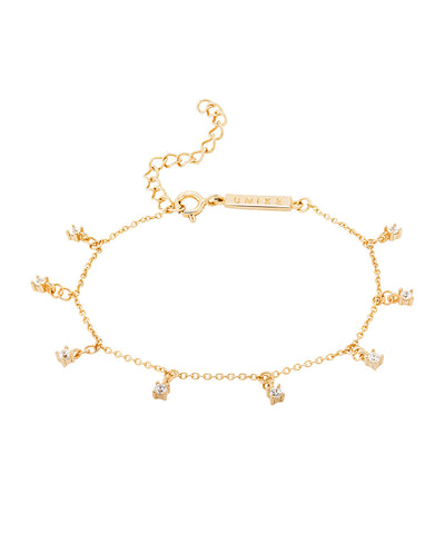 Pulseira Unike Mia Rose Multiple Solitaire Golden Unike