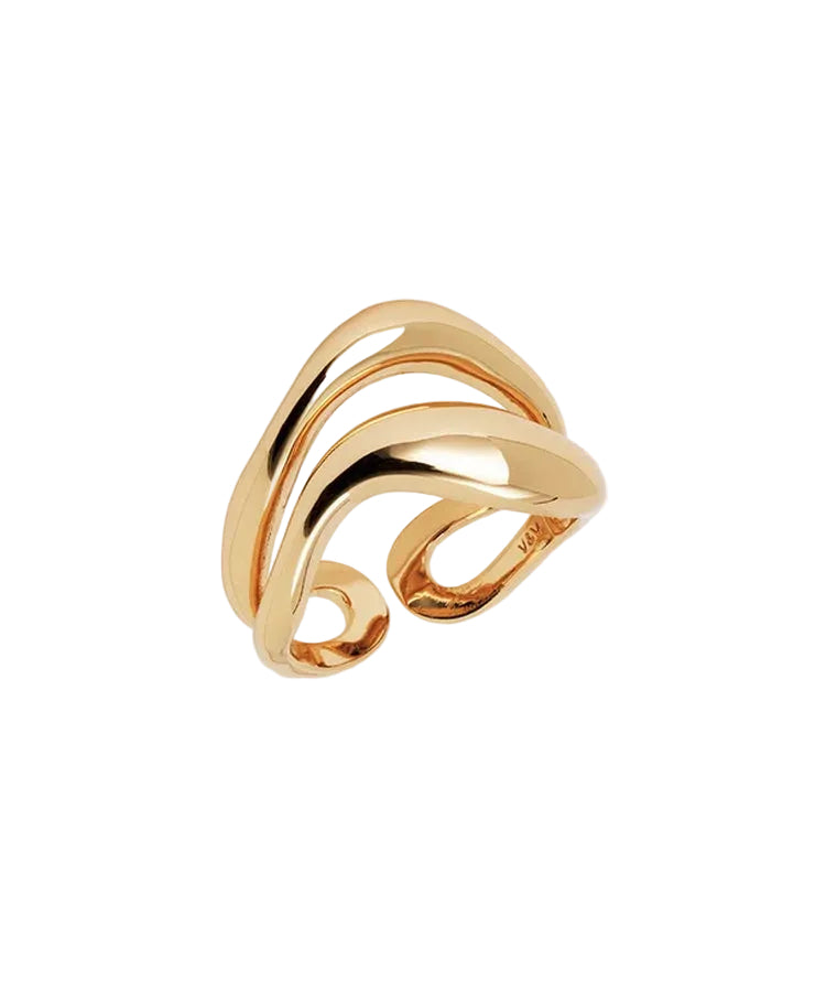 Anel Waves Spiral Vidal & Vidal