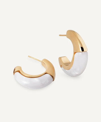 Brincos Meia-Lua Blanc Vidal & Vidal
