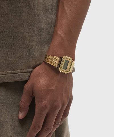 Relógio Casio Vintage A158 Dourado Envelhecido