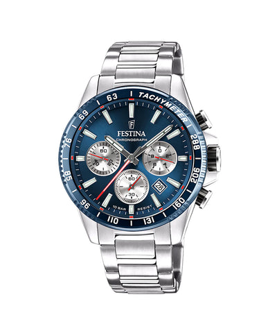 Relógio Festina Azul com correia de Aço