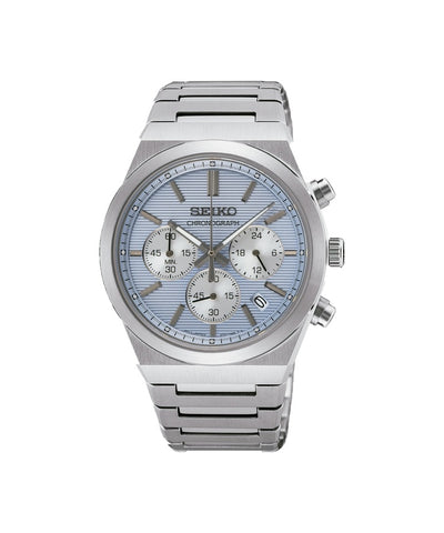 Relógio Seiko Essentials Cronógrafo 40mm Most. Azul