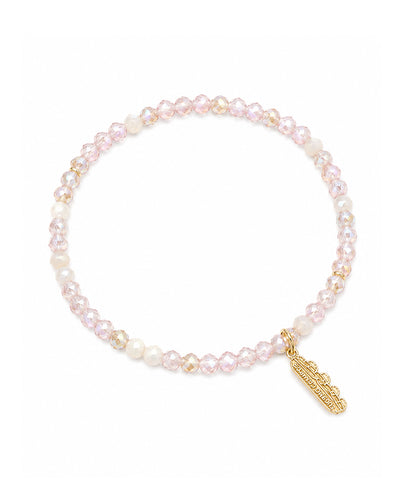 Pulseira Eugénio Campos Cristais Rosa & Castanho