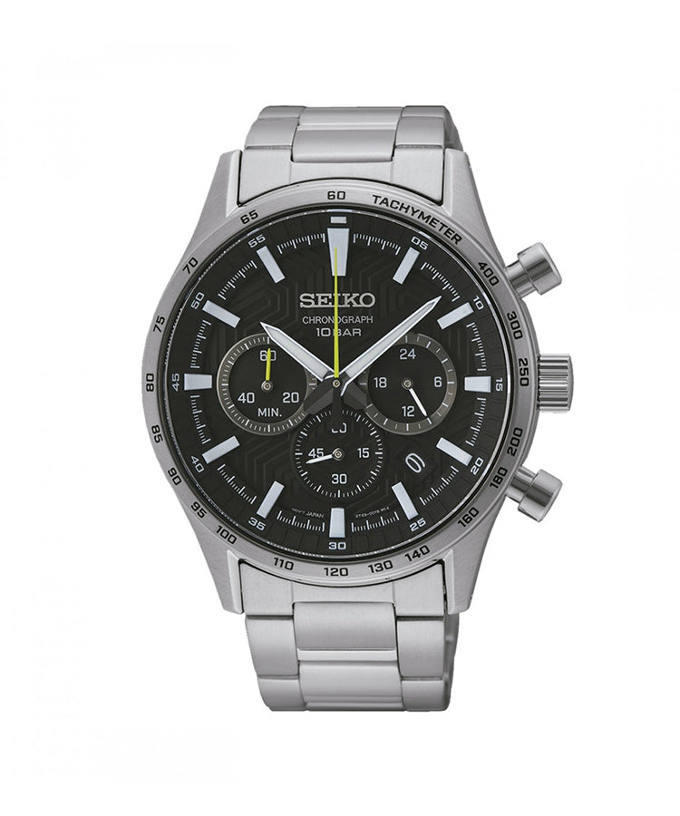 Relógio Seiko Neo Sports Crono Aço Vidro Safira